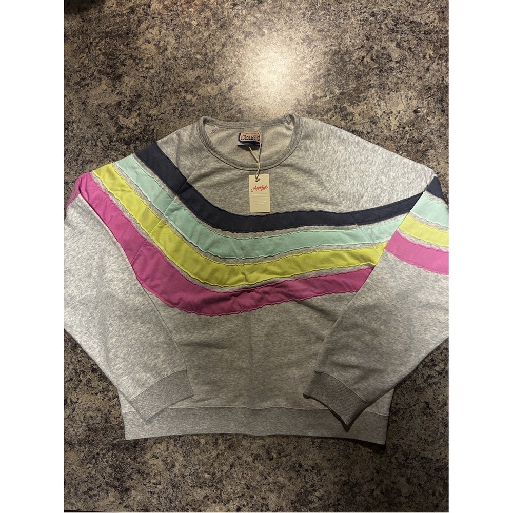 ☀️🔥Marine Layer - Heather Gray Cloud 9 Terry Sweatshirt - L